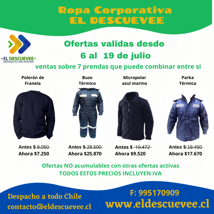 Fotografía 3 de Ropa corporativa, Soluciones Informática y Asesoría Contable en PUDAHUEL, Metropolitana
