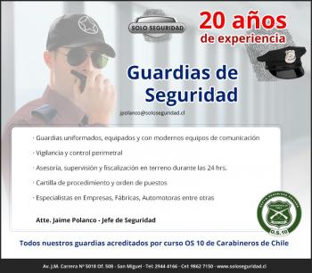 SOLO SEGURIDAD LTDA.  GUARDIAS