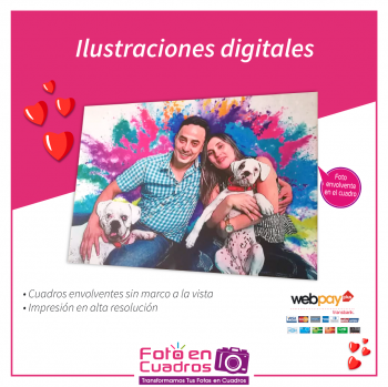 Fotografía 2 de Cuadros decorativos en tela canvas.