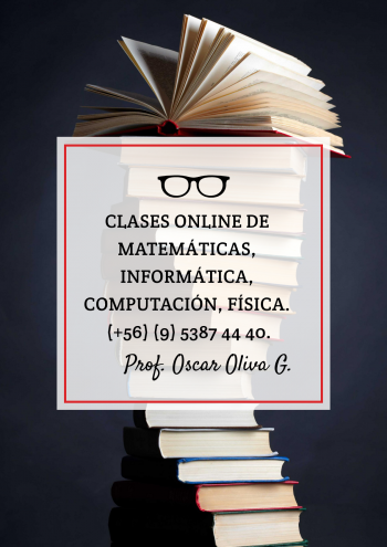 CLASES ONLINE DE MATEMÃTICAS, INFORMÃTICA, COMPUTACIÓN, FÍSICA