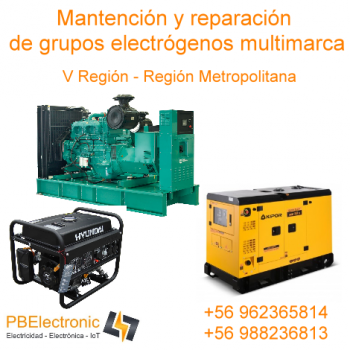 Reparación y mantención de Generadores Eléctricos