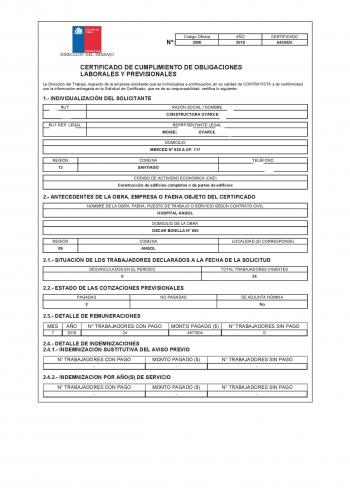 SERVICIO REMUNERACIONES IMPOSICIONES CERTIFICADOS F-3 F30-1 PREVIRED