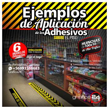 Fotografía 5 de Huinchas Adhesivas de Alto Trafico para Distanciamiento de Personas en locales comerciales, clinicas