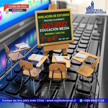 Enseñanza media 4 3 2x1 año 2021
