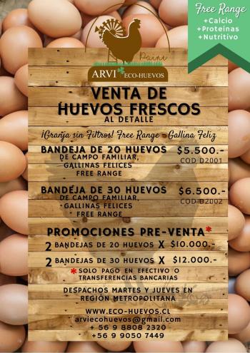 Fotografía 2 de Venta de Huevos de Campo Orgánicos y de Gallinas Felices
