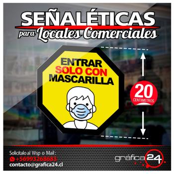 Fotografía 5 de SEÁALETICAS ADHESIVAS USO OBLIGATORIO DE MASCARILLA