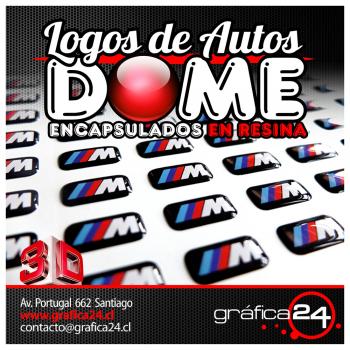 Fotografía 2 de Etiquetas y Logos Dome en Resina Brillante