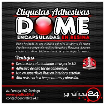 Fotografía 6 de Etiquetas y Logos Dome en Resina Brillante