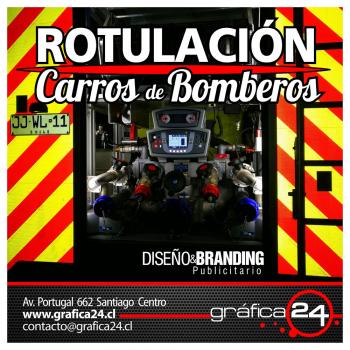 Fotografía 3 de ROTULACION DE CARROS DE BOMBEROS, GRAFICAS AUTOADHESIVAS