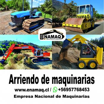 ARRIENDO DE MAQUINARIAS MOVIMIENTO DE TIERRA