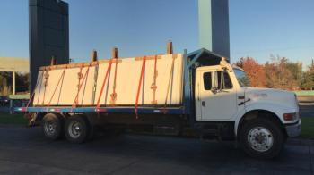 Flete en camion plano