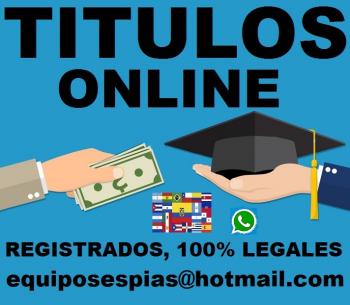 titulos universitarios y tecnicos online